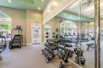 Fitness & cardio center with free weights